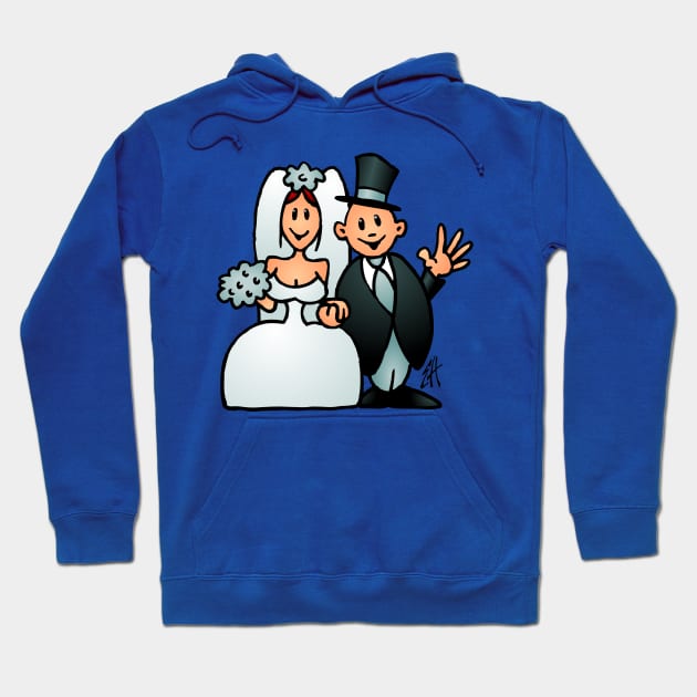 Newlyweds Hoodie by Cardvibes